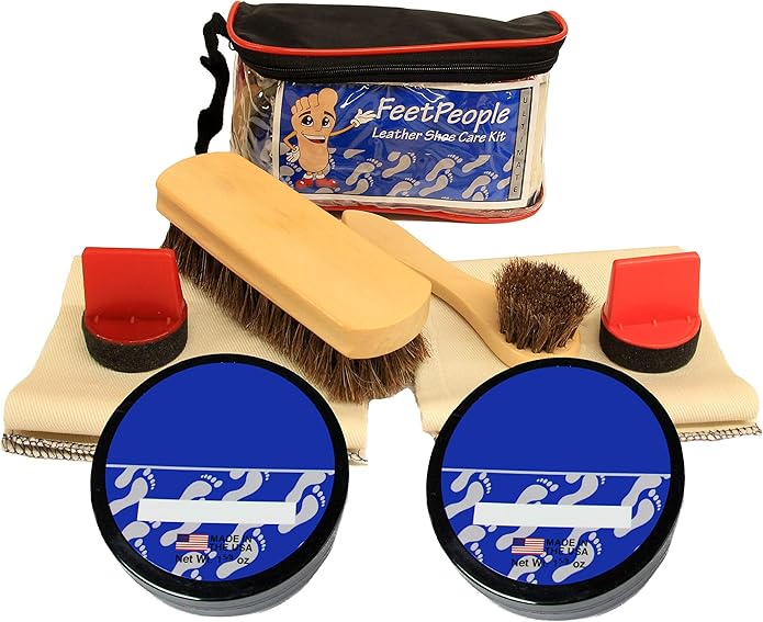 FeetPeople Ultimate Leather Care Kit with Travel Bag