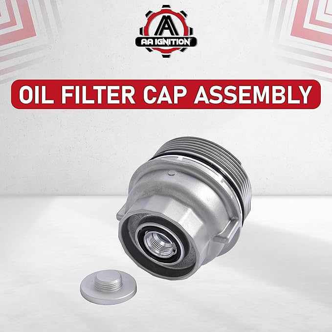 Engine Oil Filter Cap Assembly - Replaces 15620-31060, 917-016, 15643-31050, 1564331050 - Compatible with Toyota, Lexus, Scion Vehicles - 2005-2021 - Avalon, Camry, Highlander, RAV4, Sienna, Venza