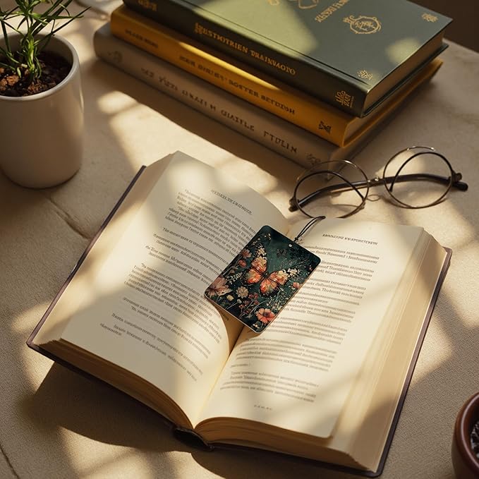 Vintage Dark Floral Witchy Moth Moon Butterfly Car Air Freshener 3 Pcs, Dark Cottagecore Botanical Hanging Air Freshener for Cars Closet Drawer Books, Gothic Flower Car Accessories for Women