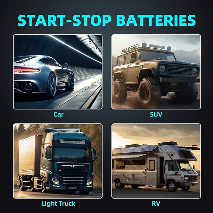 UPLUS BCI Group 48 Car Battery, AGM-L70-M Maintenance Free 12V 70Ah Premium AGM Batteries H6 L3 Automotive Battery, 760CCA, 120RC