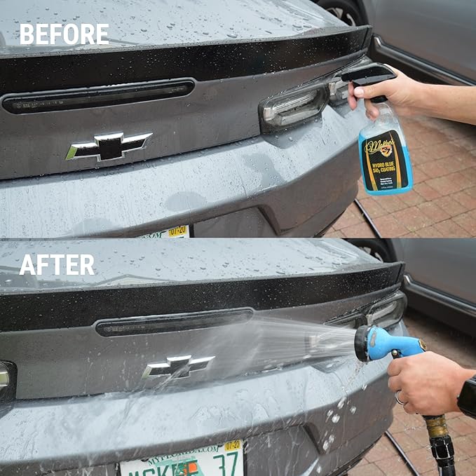 McKee's 37 - Hydro Blue SiO2 Coating | Ceramic Coating for Cars, Easy Protection & Shine Spray for Paint, Glass, Wheels, Chrome & Trim (5 gal)