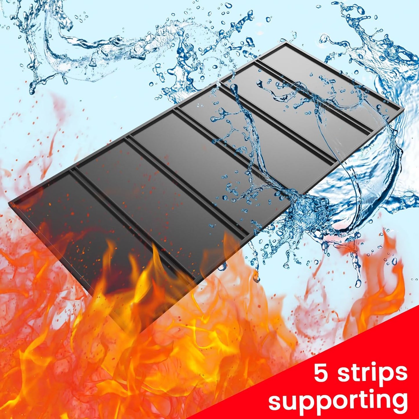 Garage Shelving, 48" Wide 5-Tier 3000lbs, Boltless Assembly, Adjustable Large Garage Storage Shelves, 48" W x 24" D x 72" H Heavy Duty Storage Rack