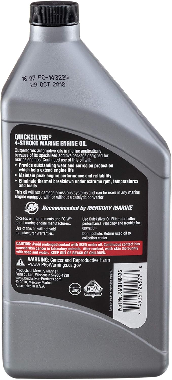 Quicksilver 10W-40 Marine Engine Oil