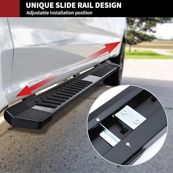 YITAMOTOR Running Boards Compatible with 2019-2025 Dodge Ram 1500 Crew Cab New Body Style Nerf Bars Side Step (Exclude 1500 Classic)