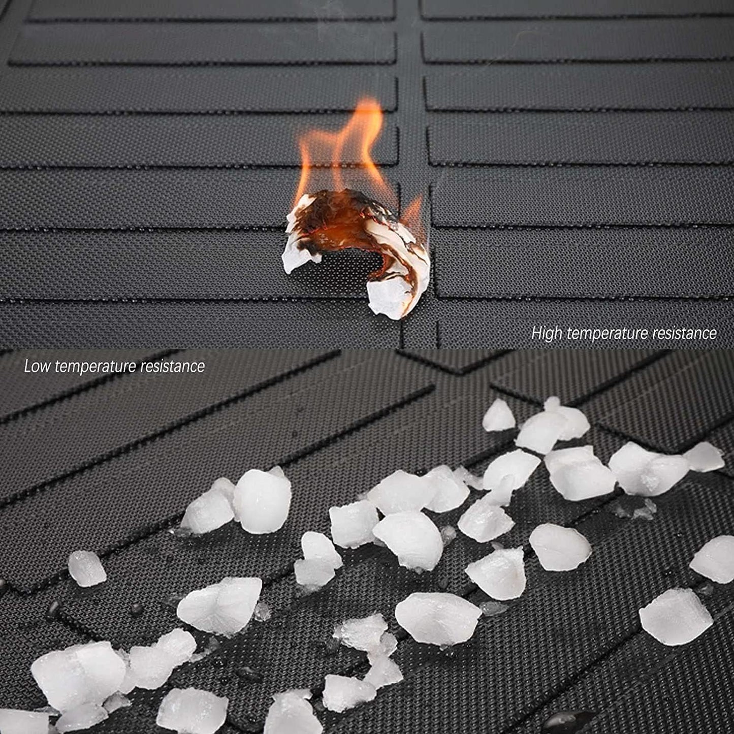 KELCSEECS Cargo Liner Custom for 2025 2024 2023 2022 Hyundai Tucson Hybrid with subwoofer Automotive Cargo Mat All Weather Floor Liners Trunk Mat Hyundai Tucson Hybrid Trunk Liner Accessories Black