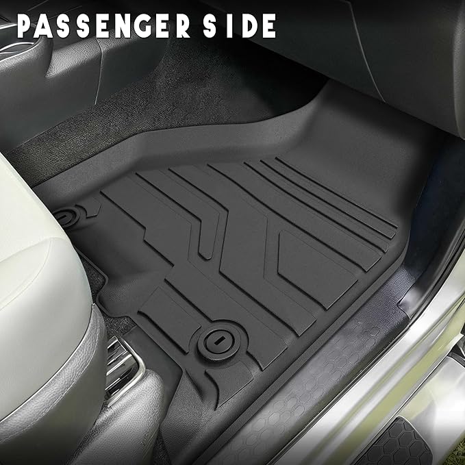 KARPAL Floor Mats for Ram 1500/2500/3500 Crew Cab 2013-2018, 1500 Classic Crew Cab 2019-2024(NOT New Body Style), TPE All-Weather Floor Liners 1st & 2nd Row Car Mats, Ram Accessories