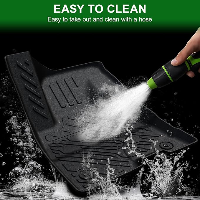 Floor Mats for 2022-2026 Ford Maverick (Only Hybrid Models), TPE All Weather Protection Interior Car Floor Liners Door Sill Guards for 2025 Maverick Hybrid Accessories