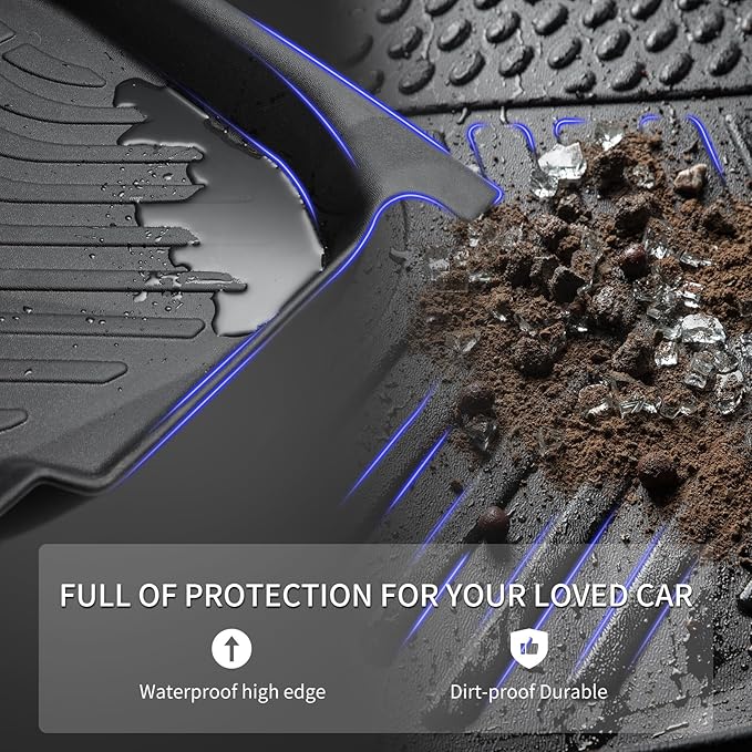 KELCSEECS Floor Mats & Cargo Liner Custom for Murano 2025 All Weather Car Mats TPE Floor Liners Murano Accessories