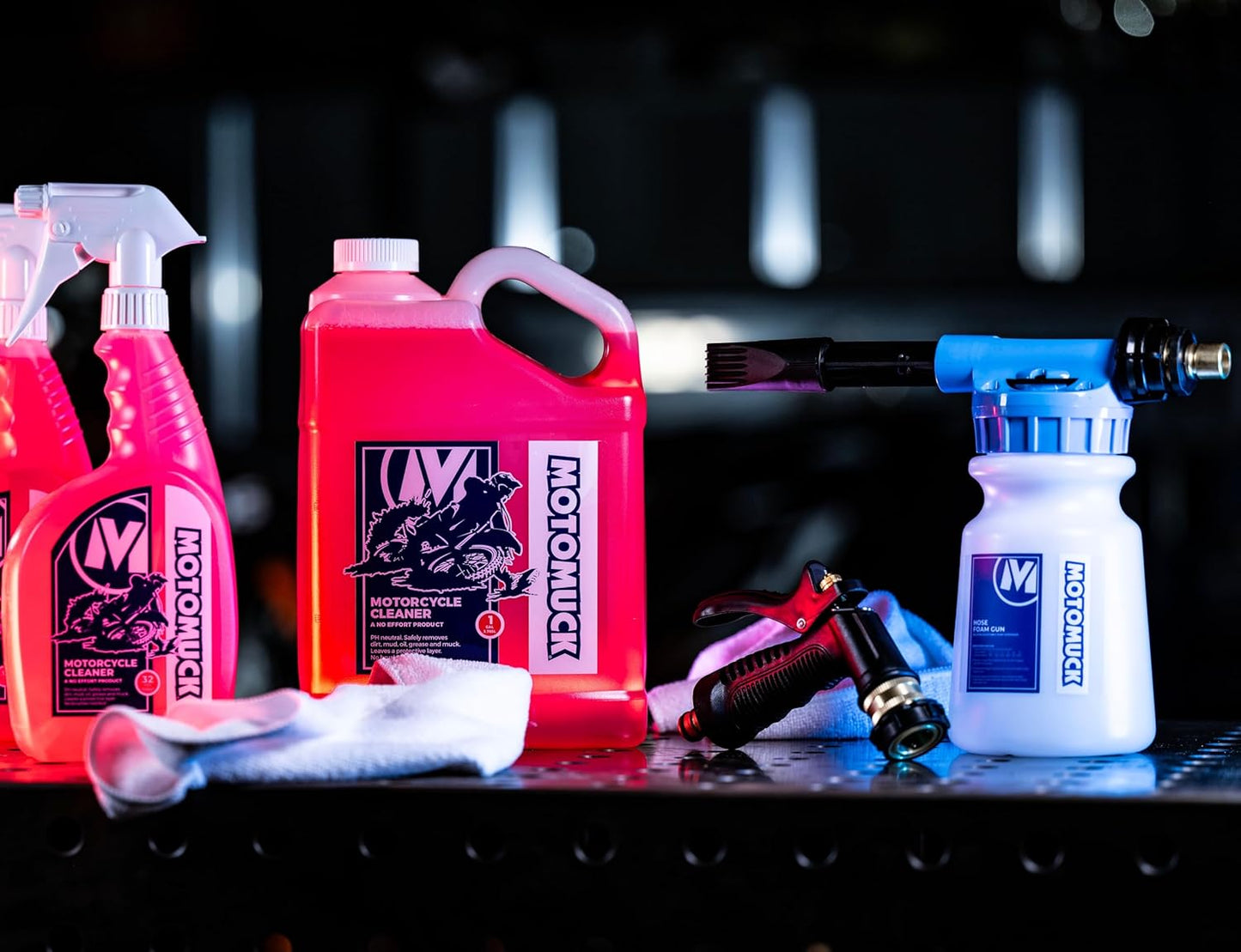 PH Neutral Nano Tech Motorcycle cleaner - Bike Cleaner - Bike Wash - Safe On All Surfaces and All Types of Motorcycle- (1 gallon Bottle)