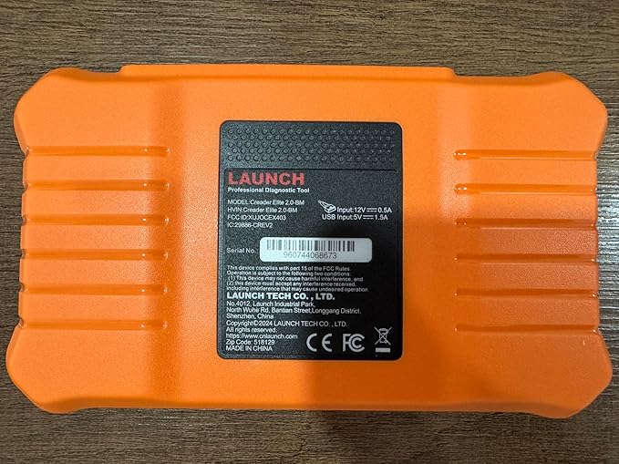 LAUNCH Creader Elite V2.0 for BMW OBD2 Scanner, 2025 Full Systems Bi-Directional Scan Tool, All Reset Services, ECU Code, Battery Registration Tool for BMW Mini RR, Lifetime Free Update, Auto VIN