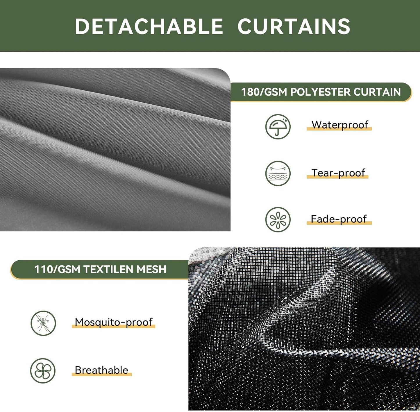 Aoxun 12' X 20' Hardtop Gazebo, Aluminum Outdoor Gazebo with Galvanized Steel Double Roof, Patio Permanent Metal Pavilion with Netting, for Garden, Deck, Grey, Square Foundation