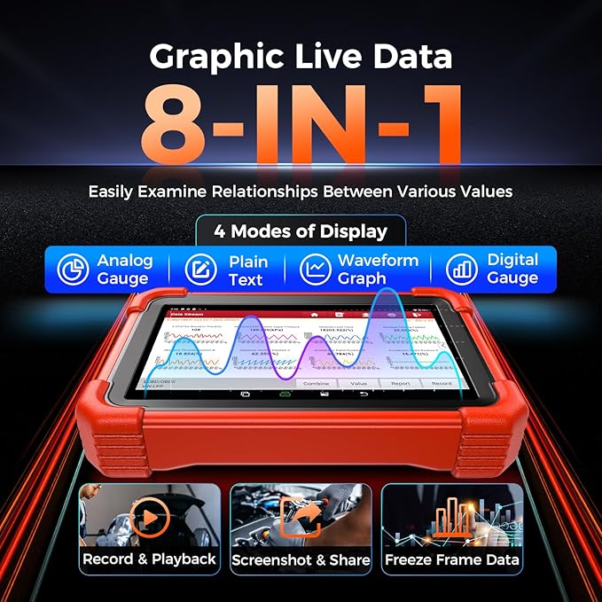Launch X431 CRP919XBT ECU Coding OBD2 Scanner, All System Bidirectional Scan Tool, 35+ Hot Services, CANFD DOIP FCA SGW, 150 Brands, Android 10, 2 Years Upgrades