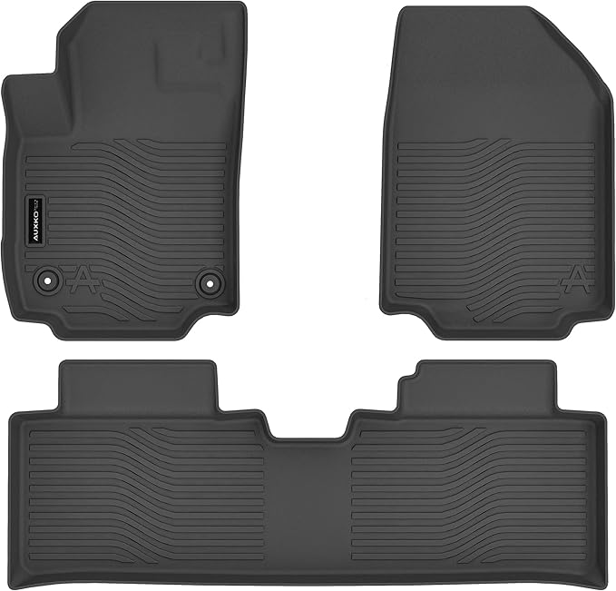 Auxko All Weather Floor Mats Fit for Chevy Equinox/GMC Terrain 2025 2026 (Not EV) TPE Rubber Liners Set All Season Guard Odorless Anti-Slip Floor Mats