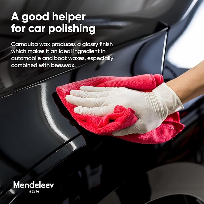 17 Oz Carnauba Wax Flakes Pure Carnauba Wax Bulk for Wood Polishing