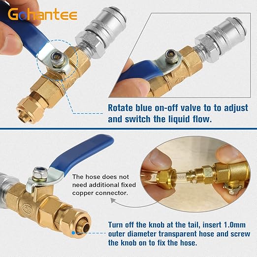 Automatic Transmission Fluid Oil Filling Filler Adapter Manual Filler Kit Include Metal Dispenser with Shut Off Valve, Replacement for Audi 09G 01J 722.9 CVT DSG ATF Benz 722.9