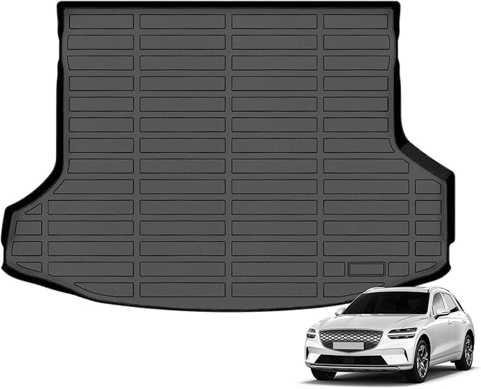 ANBINGO®-Cargo Trunk Liner for for Genesis GV70 2026 2025 2024 2023 2022 (Not Fit Electrified GV70) ，GV70 All Weather Cargo Mats Protection TPE Waterproof Non-Slip GV70 Trunk Mats Accessories -Black