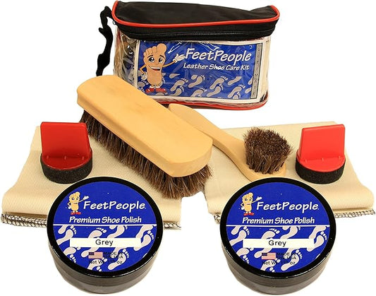 FeetPeople Ultimate Leather Care Kit with Travel Bag