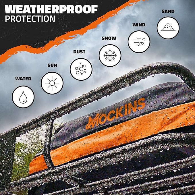 Mockins 50"x36"x4.5" Extendable Roof Rack Cargo Carrier for Top of Vehicle | 250 Lbs. Cap Weatherproof Steel Car Rooftop Cargo Carrier Basket | Heavy Duty Roof Rack Basket Set w/Straps & Bungee Net