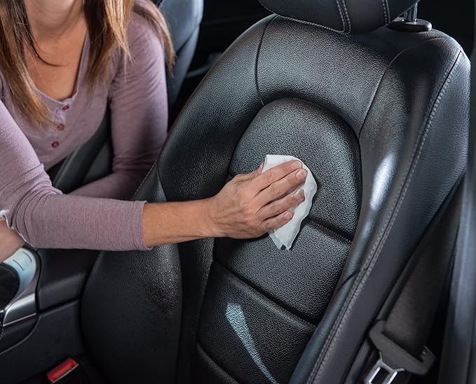 Weiman Leather Cleaner Conditioner & Protector for Couches, Boots, Chairs, Bags, Purses & Auto Interior with Microfiber Towel Included (2 Pack)