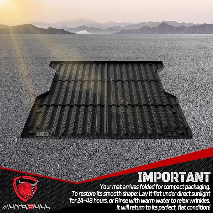 Truck Bed Mat Bed Liner Fit for Toyota Tacoma 2024-2026 (5FT,60.3") (Not Fit Drop-in Liners), Vehicle Truck Bed Liner Custom Fit All Weather Protection TPE Pickup Car Bed Mat