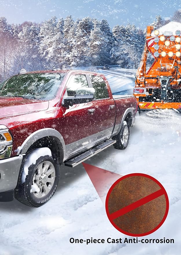 YITAMOTOR Running Boards Compatible with 2019-2025 Dodge Ram 1500 Crew Cab New Body Style Nerf Bars Side Step (Exclude 1500 Classic)