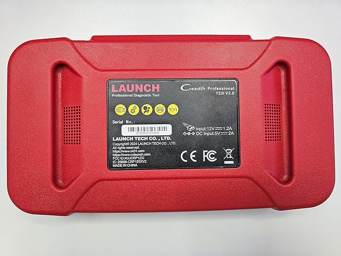 LAUNCH OBD2 Scanner CRP123I V2.0,Scan Tool Upgrade of CRP123E/CRP129E for ABS/SRS/at/ENG, FCA SGW, 7 Reset Services, Oil/Brake/BMS/SAS/DPF/ABS Bleeding/Throttle Adaption, Free Lifetime Upgrade
