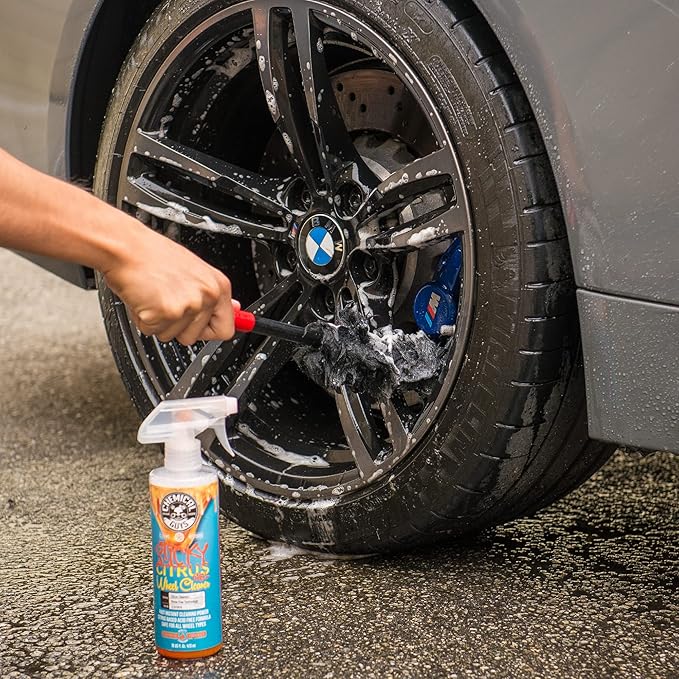 Chemical Guys CLD10516 Sticky Citrus Wheel Cleaner Gel, (Safe For All Wheel Types) Works on Cars, Trucks, SUVs, Motorcycles, RVs & More, 16 fl oz
