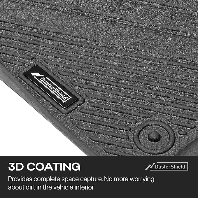 Compatible with Toyota Camry 2024 2025 – Custom Fit Floor Mats, 2-Row All-Weather TPE Car Mats Full Set – Waterproof, Odorless, Non-Slip, Easy to Clean, Durable Automotive Liners