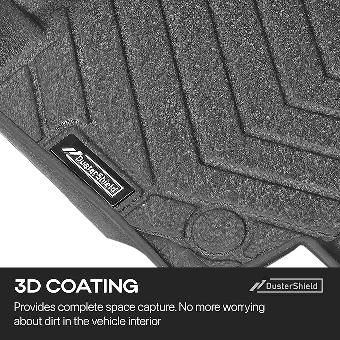 Compatible with Chevrolet Equinox 2024 2025 – Custom Fit Floor Mats, 2-Row All-Weather TPE Car Mats Full Set – Waterproof, Odorless, Non-Slip, Easy to Clean, Durable Automotive Liners