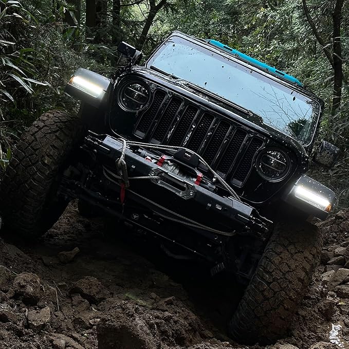 X-BULL Winch-13500 lb. Load Capacity Electric Winch -12V DC Power for Towing Truck Off Road, 2 in 1 Wireless Remote,13500 XRS Series