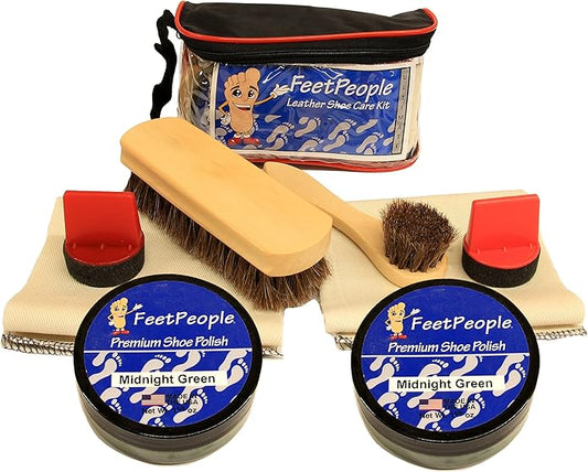 FeetPeople Ultimate Leather Care Kit with Travel Bag