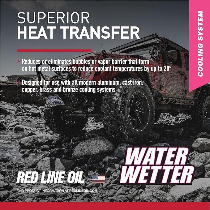 Red Line 81205 Supercool Concentrate Antifreeze/Coolant Fortified with WaterWetter, 1 Gallon (1)