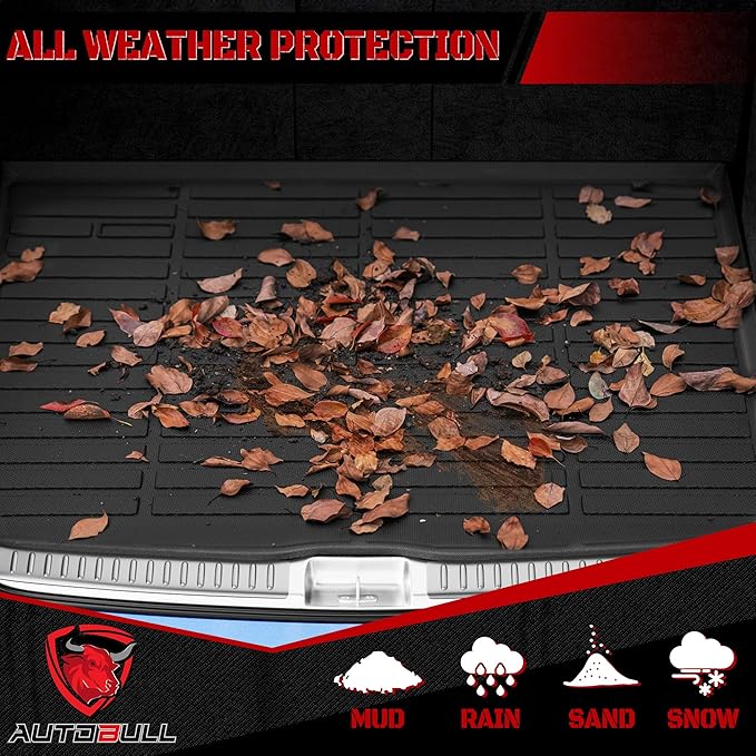 Cargo Liner Compatible with 2016-2022 Mercedes Benz GLC Cargo Mat，All Weather Protection Trunk Liner Rear Trunk mat，Black