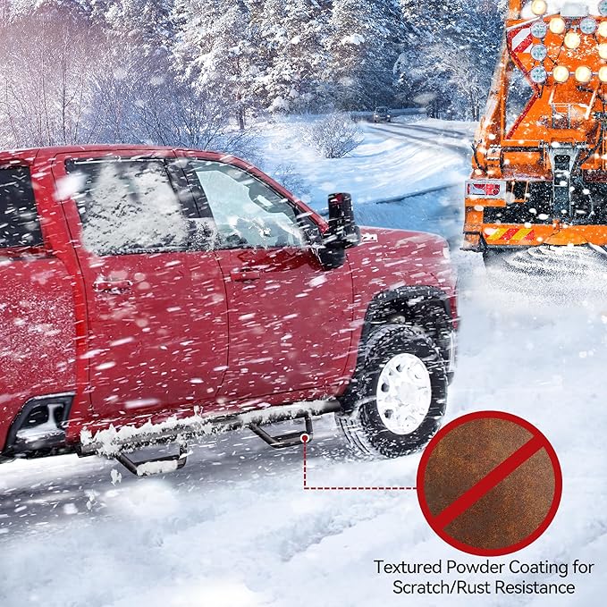 YITAMOTOR Running Boards Compatible with 2019-2025 Dodge Ram 1500 Crew Cab New Body Style Nerf Bars Side Step (Exclude 1500 Classic)