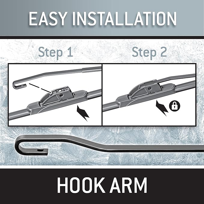 TRICO White 22" + 20" Extreme Weather Premium Winter Automotive Replacement Windshield Wiper Blades (Set of 2), Passenger and Driver Side All-Weather Beam Wiper Blades for Select Vehicle Models