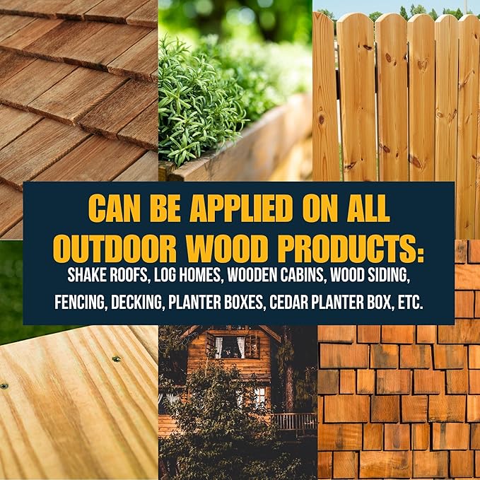 Presidential Shingle Oil - Indoor & Outdoor Oil for Protection of Wood Surfaces - Reduces Weathering - Low Odor - Enhances Natural Appearance - Made in USA (1 Gallon)