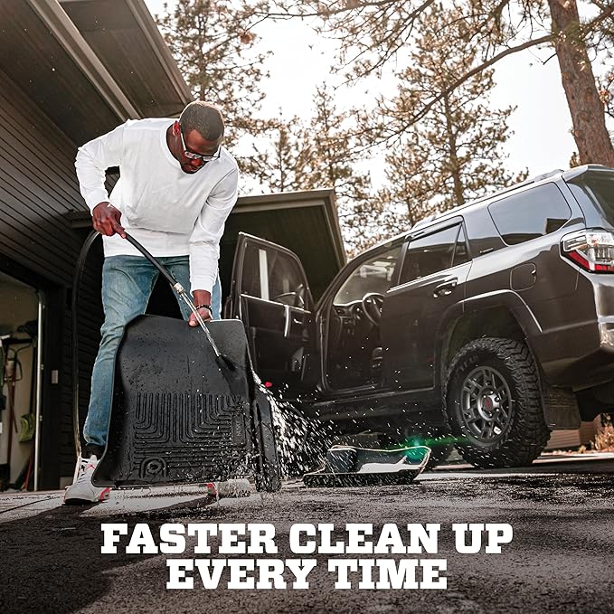 Husky Liners X-act Contour Floor Mats | Fits 2017-2025 Chrysler Pacifica; 2020-2025 Chrysler Voyager | 3rd Row, 1-pc Black - 52701