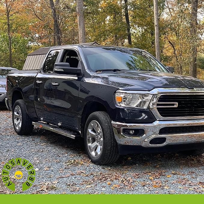 AUTOSAVER88 Running Boards Compatible with 2019-2025 Dodge Ram 1500 Quad Cab/Extended Cab New Body Style (NOT Fit 1500 Classic), 6 inches Side Step Chrome Nerf Bars