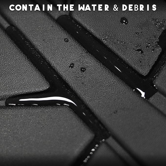 KARPAL Floor Mats for Ram 2500/3500 Crew Cab 2019-2025, TPE All-Weather Floor Liners 1st & 2nd Row Car Mats, Ram Accessories