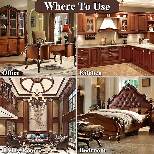 Wood Repair Kit, 12 Color Wood Fillers, Furniture Repair Kit, Repair Scratch, Cracks, Stains, Discoloration for Wood Furniture, Door, Cabinet, Floor, Table Surface Wood Touch up Filler Wood Paint