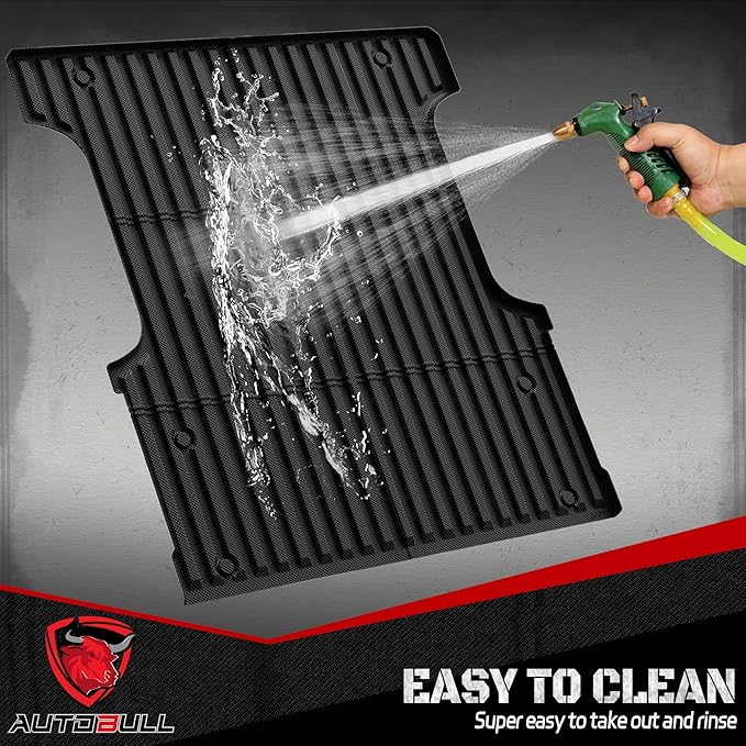 Truck Bed Mat Bed Liner Fit for Toyota Tundra Accessories CrewMax 2022-2026 5.5FT (Not Fit Drop-in Liners), Vehicle Truck Bed Liner Custom Fit All Weather Protection TPE Pickup Car Bed Mat