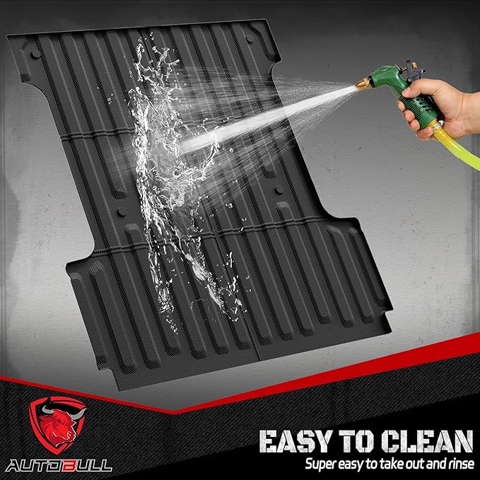 Truck Bed Mat Bed Liner (5.5ft,67.1in) Fit for Ford F-150 2015-2025| F150 Lightning 2022-2025(Not for Pro Access Tailgate or Bed w/Side Storage), All Weather Protection TPE Pickup Car Bed Mat