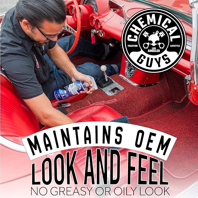 Chemical Guys Total Interior Cleaner and Protectant - Safe for Cars, Trucks, SUVs, Jeeps, Motorcycles, RVs, and More, 16 fl oz (2-Pack)