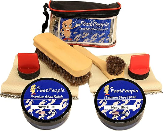 FeetPeople Ultimate Leather Care Kit with Travel Bag