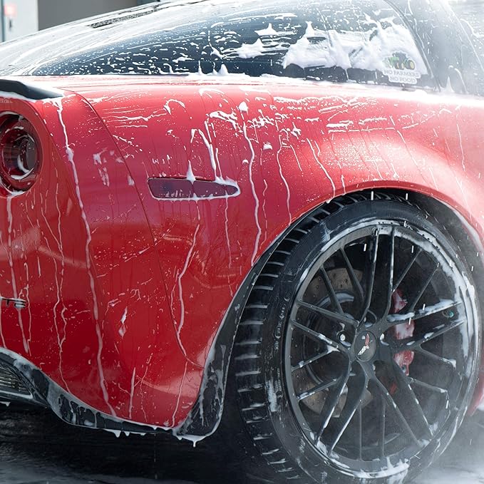 3D Pink Car Soap – 1 Gallon |pH Neutral Car Wash Soap with High Suds & Cherry Scent | Scratch-Free, High Gloss Shine | Safe on Wax & Sealants | Weekly Car Care