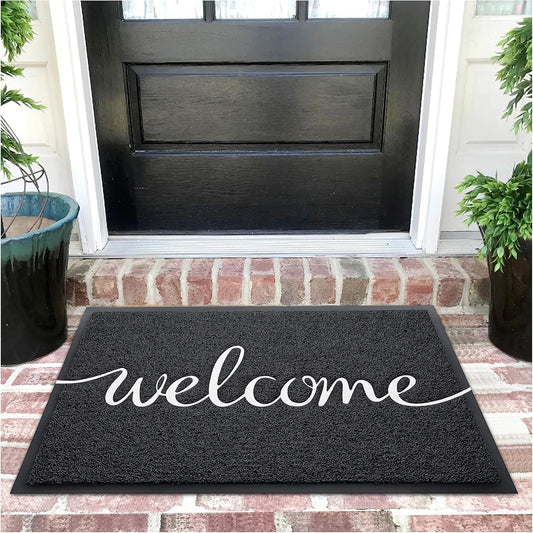 EARTHALL Funny Welcome Mats Outdoor, Front Door Mat for Outside Entry, Doormat Outside/Inside Entrance, Front Door Rugs for Entryway Indoor, Outdoor Mats for Home Entrance, Front Porch Decor 20"x32"