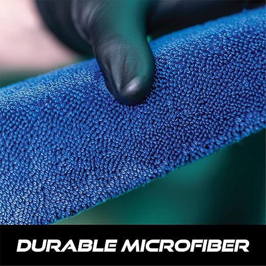 VIKING Wheel Brush or Rim Brush for Car, Metal Free, Blue, 2.5 Inch x 14.3 Inch