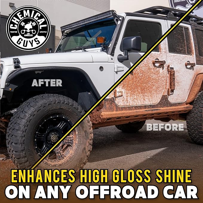 Chemical Guys Tough Mudder Foaming Heavy Duty Car Wash Soap - Works with Foam Cannons, Foam Guns, or Buckets - Safe for Trucks, ATVs, RVs, and Off-Road Vehicles - 64 oz Lemon Scent