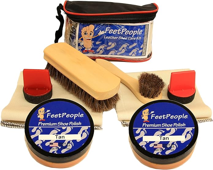 FeetPeople Ultimate Leather Care Kit with Travel Bag