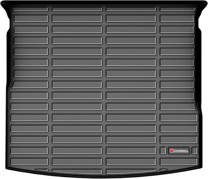 Cargo Liner Compatible with Volkswagen VW Tiguan 5 Passenger 2018-2024 Cargo Mat, All Weather Protection Trunk Liner Rear Trunk mat ，Black